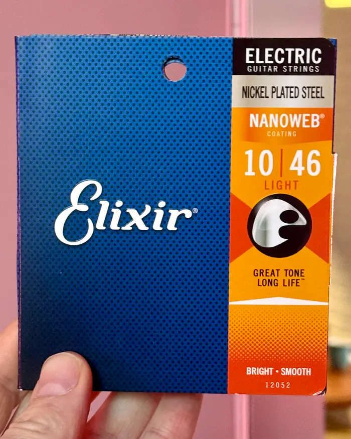 Elixir Elixir Nanoweb 10-46, струны для электрогитары