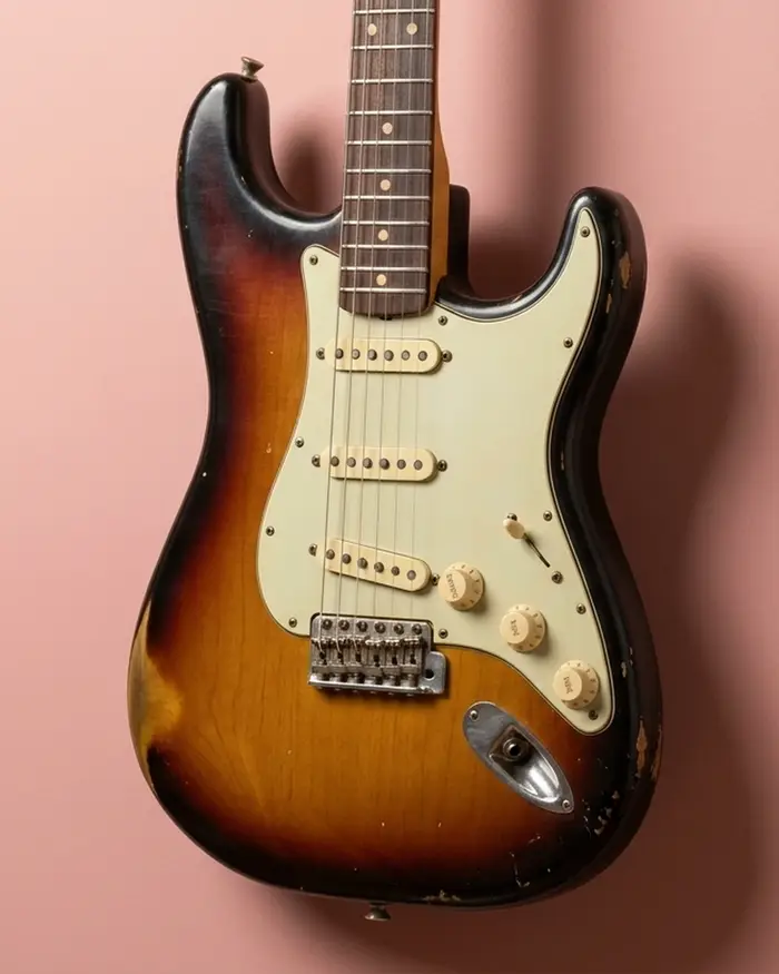 Fender American Standard Stratocaster крупным планом