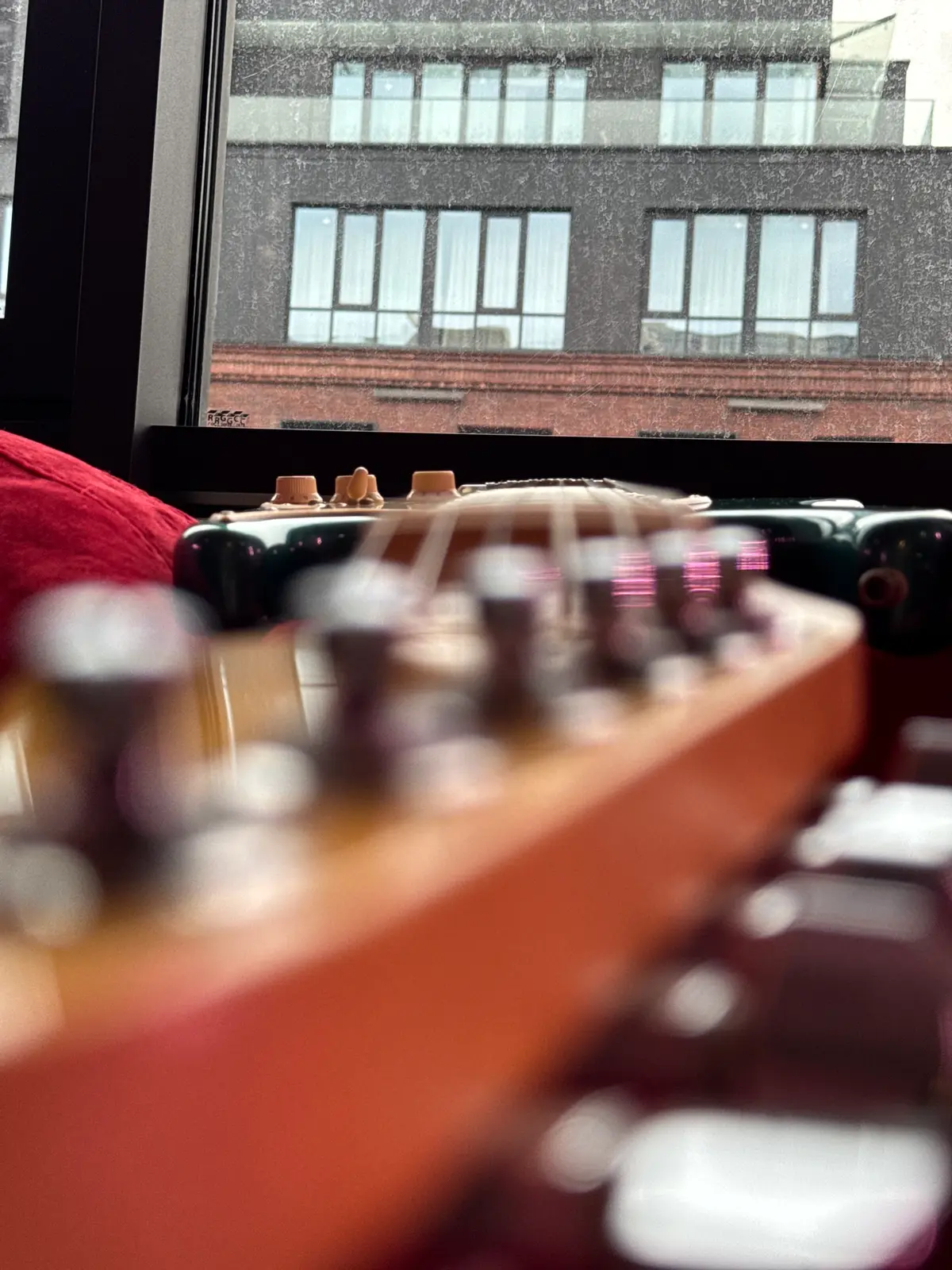 Проверка соотношения порожка и бриджа, второй ракурс