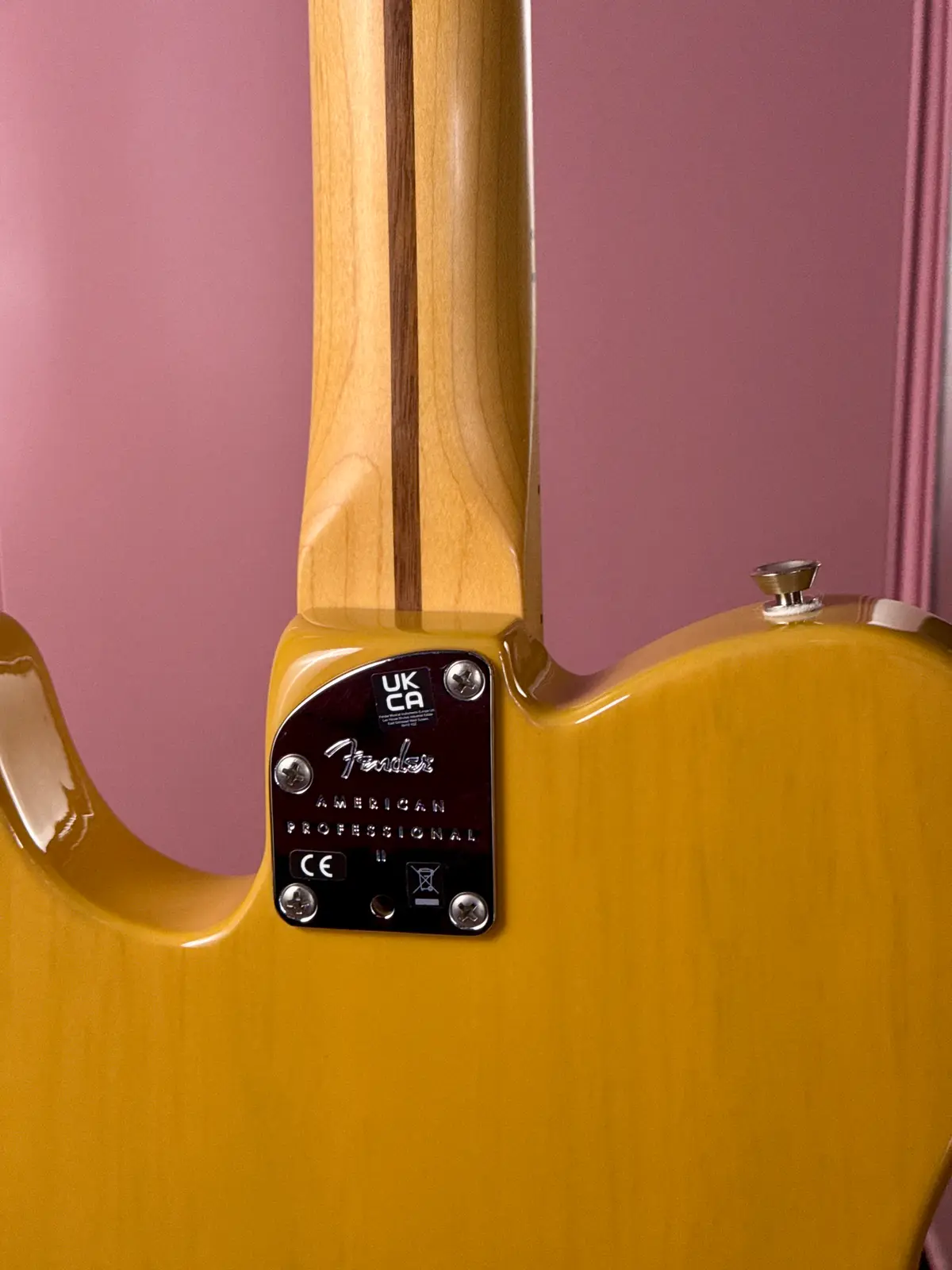 Гриф Fender Telecaster крупным планом