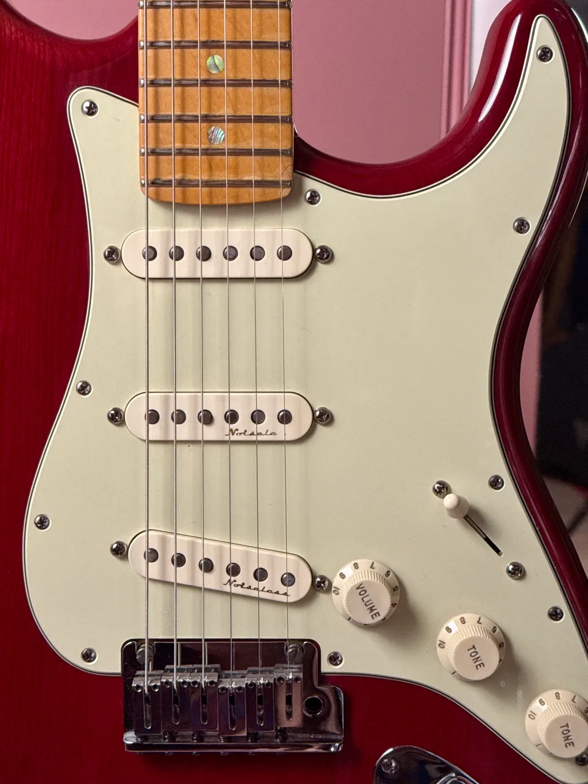 Датчики Fender Vintage Noiseless на American Deluxe Stratocaster 1998