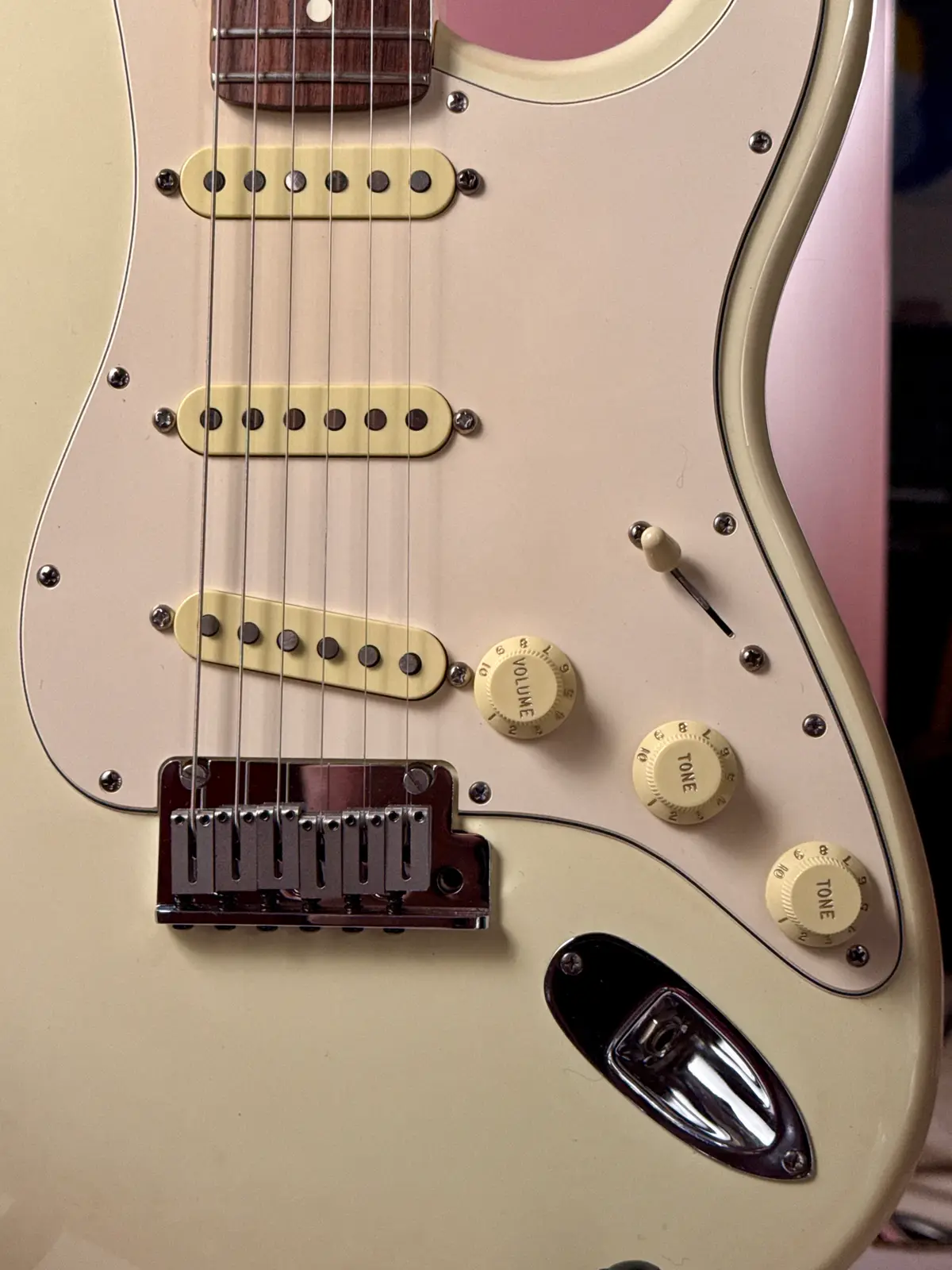 Fender American Standard Stratocaster 1993 с DiMarzio HS-3 в бридже