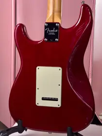 Fender American Deluxe Stratocaster 1998 Crimson Red Transparent, электрогитара, фото 10