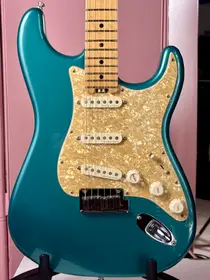 Fender American Elite Stratocaster 2017 Ocean Turquoise, электрогитара, фото 1