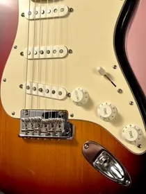Fender American Standard Stratocaster 2008 Sunburst, электрогитара, фото 7