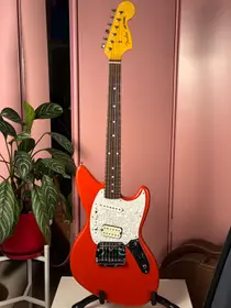 Fender JSG-65 Jag-Stang 2004 Fiesta Red, электрогитара, фото 2