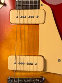 Gibson Les Paul Studio 50's Tribute P-90 2010 Worn Satin Cherry, электрогитара, фото 7