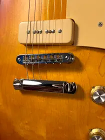 Gibson Les Paul Studio 50's Tribute P-90 2010 Worn Satin Cherry, электрогитара, фото 8
