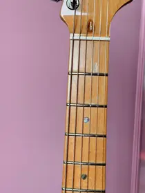 Fender American Deluxe Stratocaster 1998 Crimson Red Transparent, электрогитара, фото 5