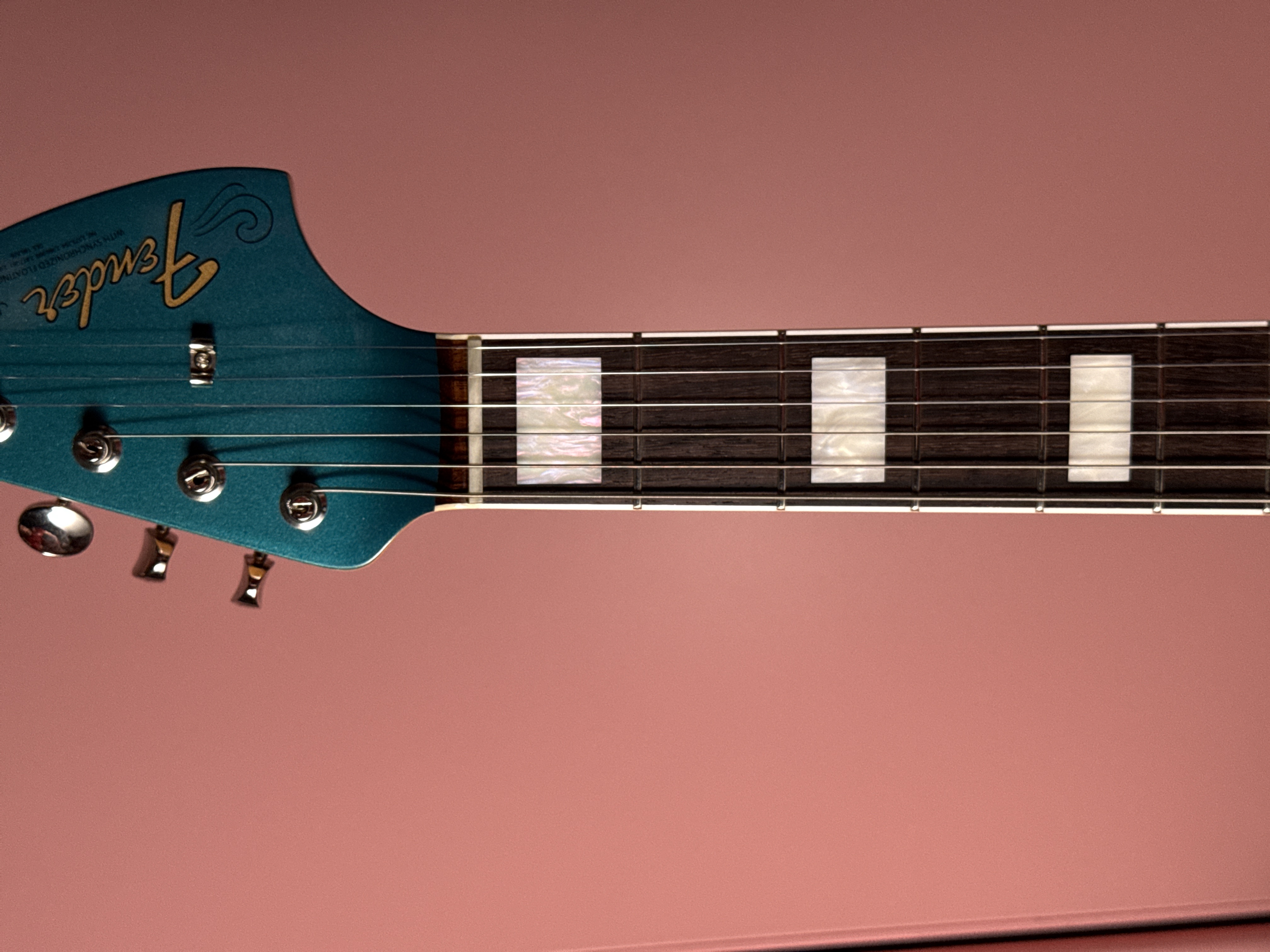 Fender Traditional Late 60's Jazzmaster 2025 Ocean Turquoise Metallic, электрогитара, фото 4