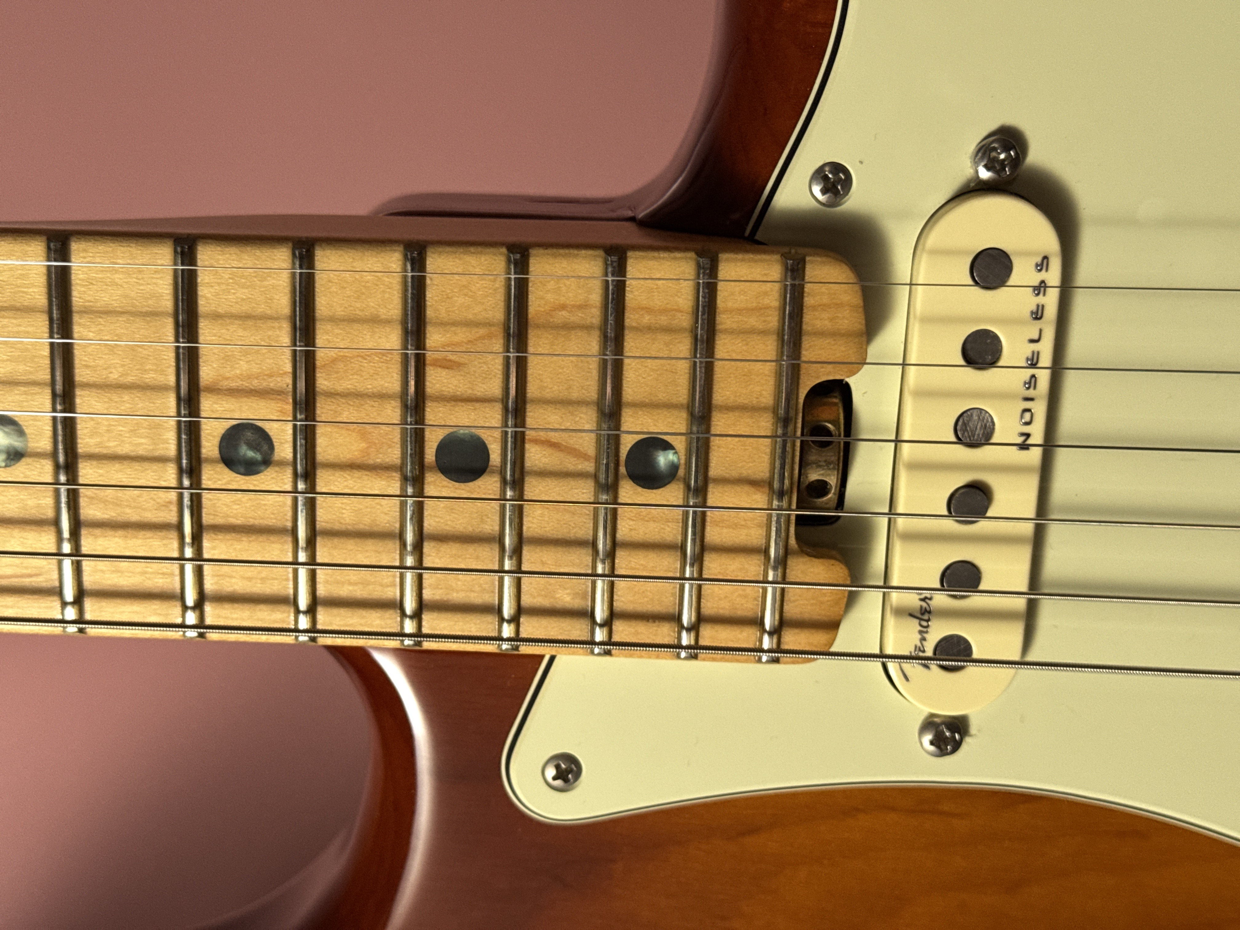 Fender American Elite Stratocaster 2016 Cherry Sunburst, электрогитара, фото 9
