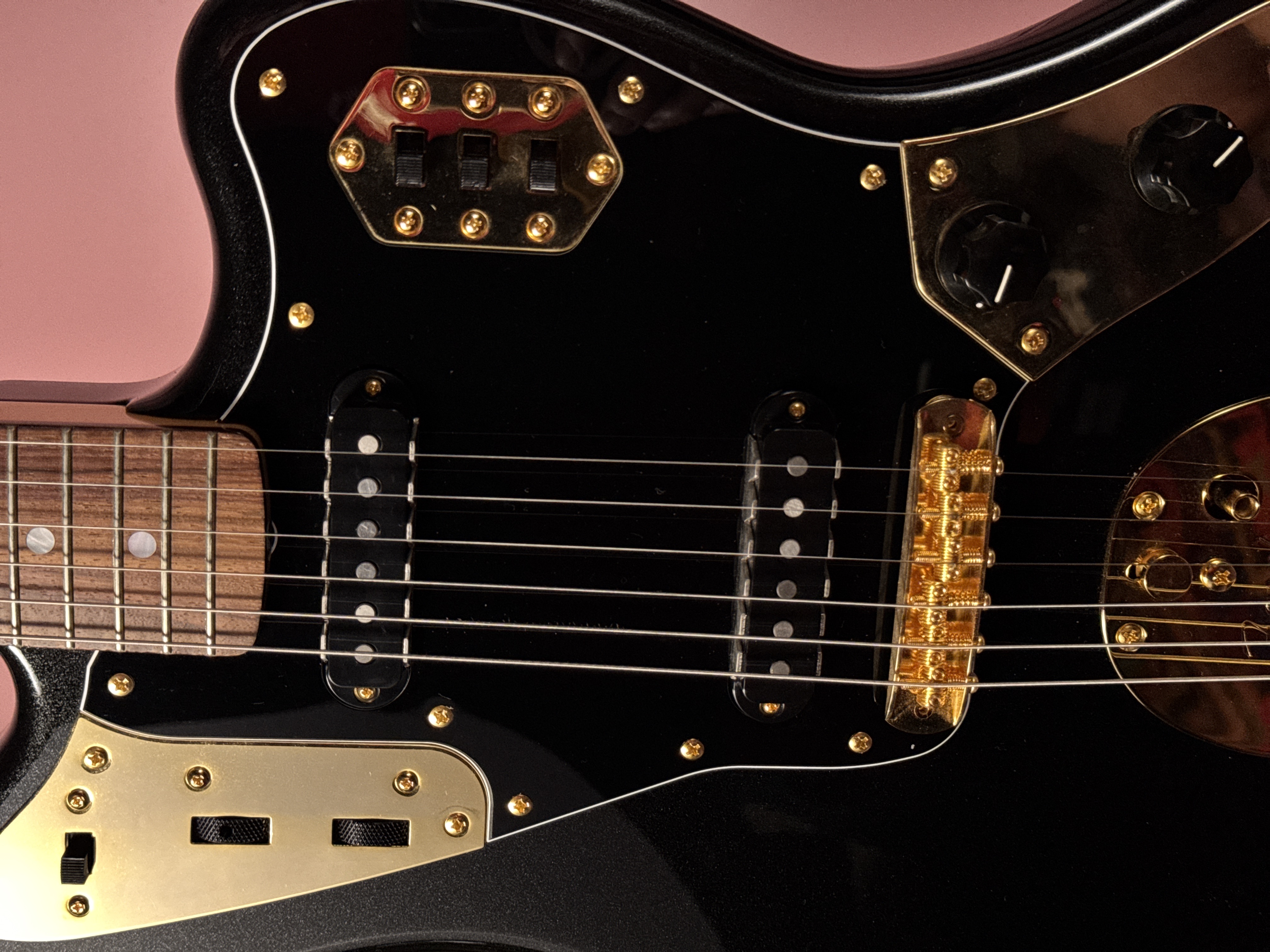 Fender Fender Traditional 60's 2025 Ltd Edition Jaguar 2025 Black Pearl w/ Matching Headstock, электрогитара, фото 8