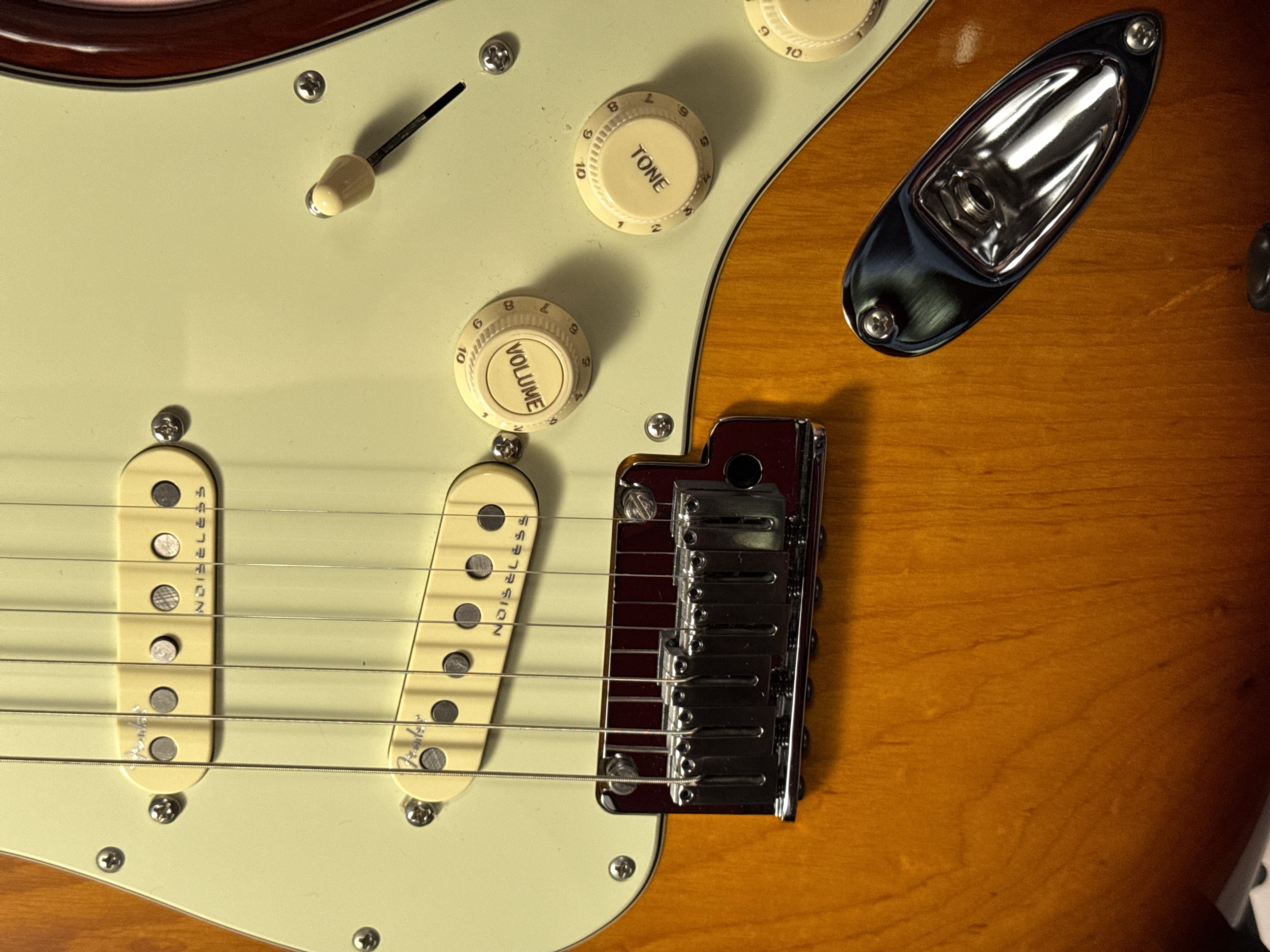 Fender American Elite Stratocaster 2016 Cherry Sunburst, электрогитара, фото 7