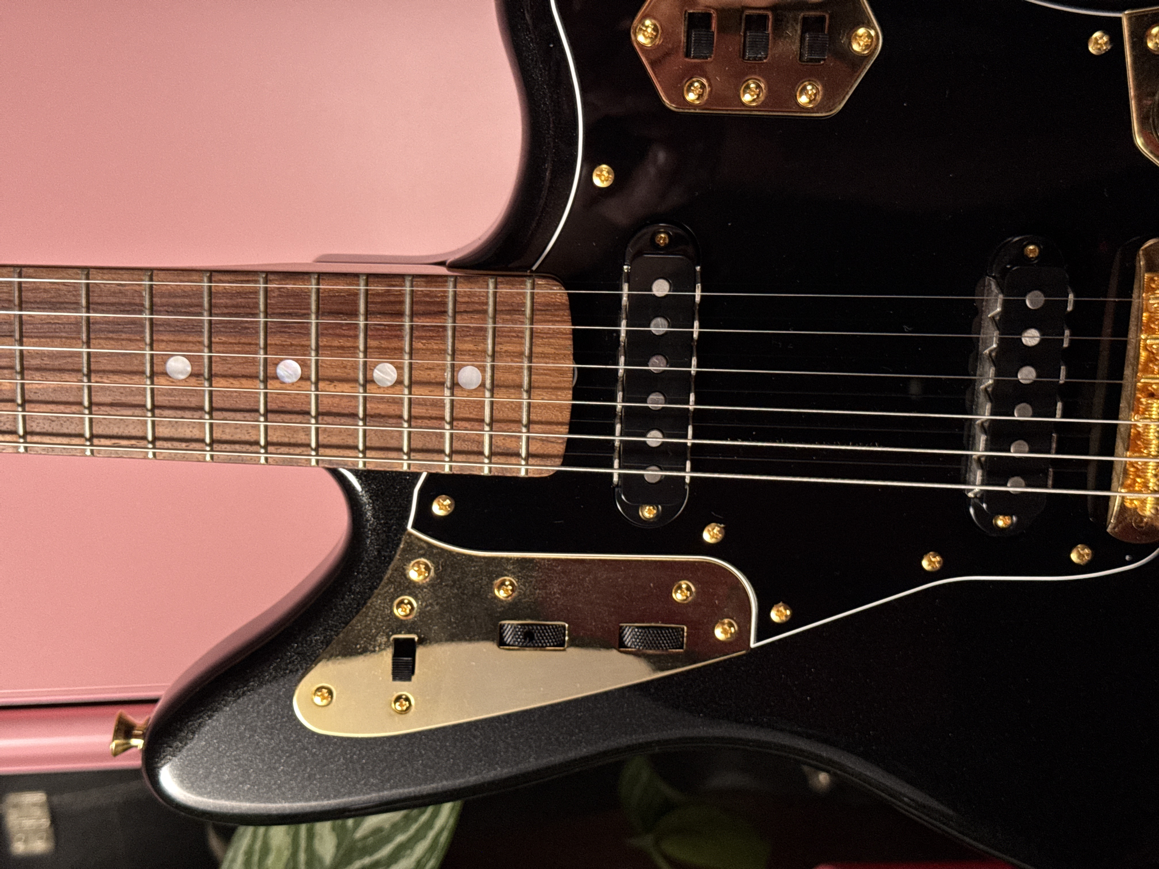 Fender Fender Traditional 60's 2025 Ltd Edition Jaguar 2025 Black Pearl w/ Matching Headstock, электрогитара, фото 6