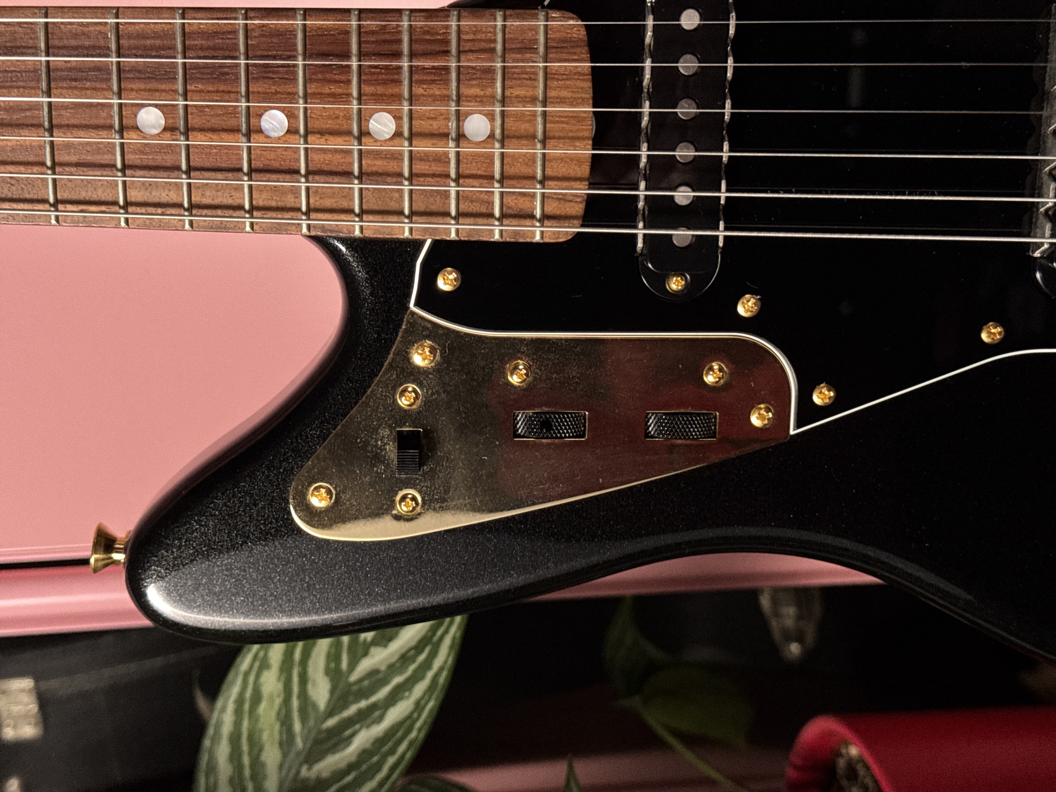 Fender Fender Traditional 60's 2025 Ltd Edition Jaguar 2025 Black Pearl w/ Matching Headstock, электрогитара, фото 9