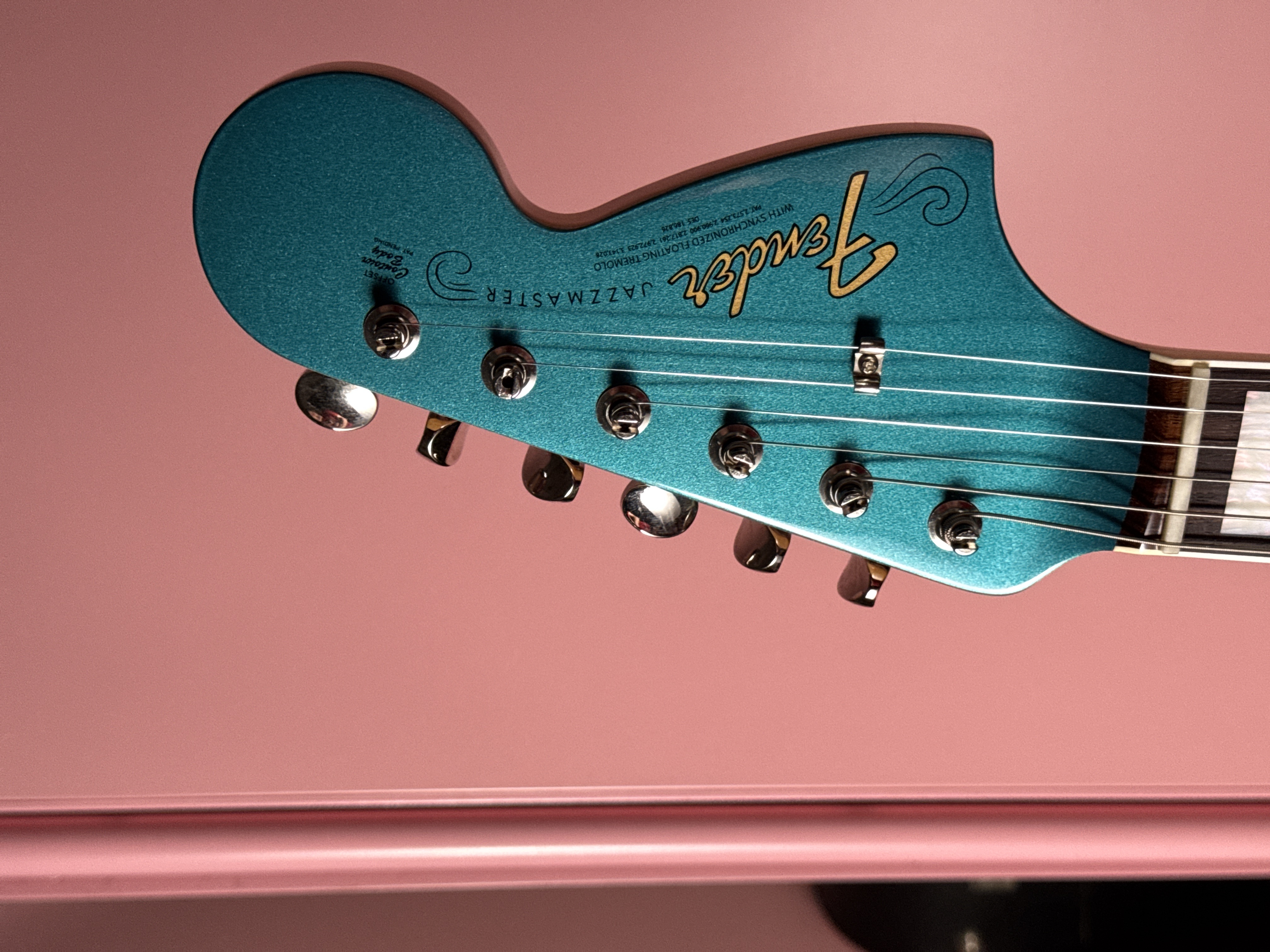 Fender Traditional Late 60's Jazzmaster 2025 Ocean Turquoise Metallic, электрогитара, фото 3