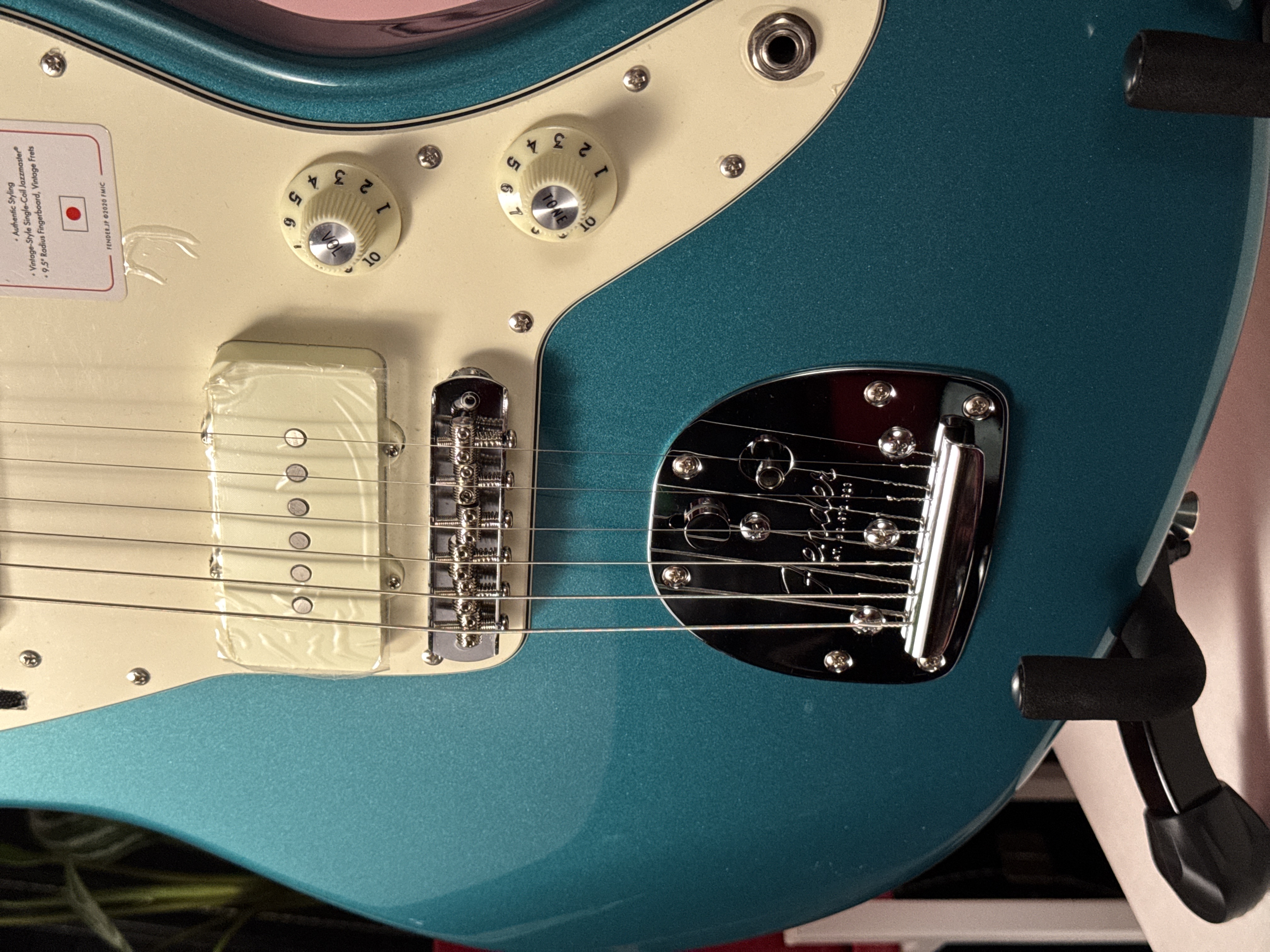 Fender Traditional Late 60's Jazzmaster 2025 Ocean Turquoise Metallic, электрогитара, фото 7